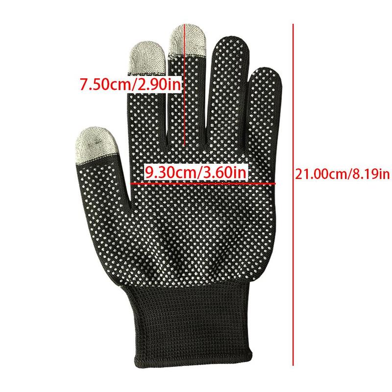 Elastic Touch Screen Sports Gloves, 1 Pair Sun Protection Cycling Gloves, Anti-slip Work Gloves for Men & Women, Sports & Outdoor Accessories