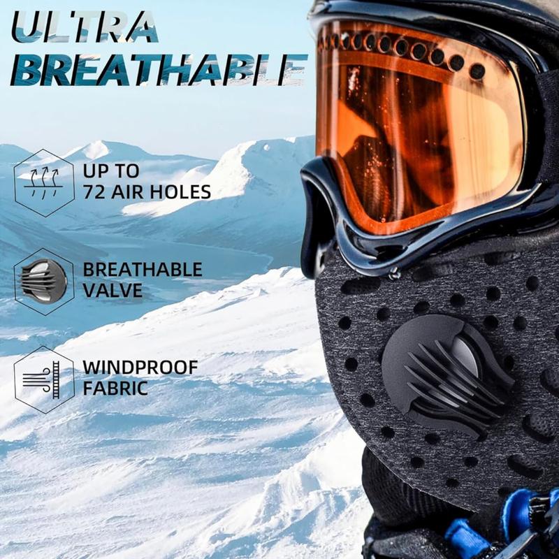 Ski Mask Balaclava Winter Mask for Men Women Baclava Cold Weather Thermal Windproof Fleece Balaclava for Outdoor Sports