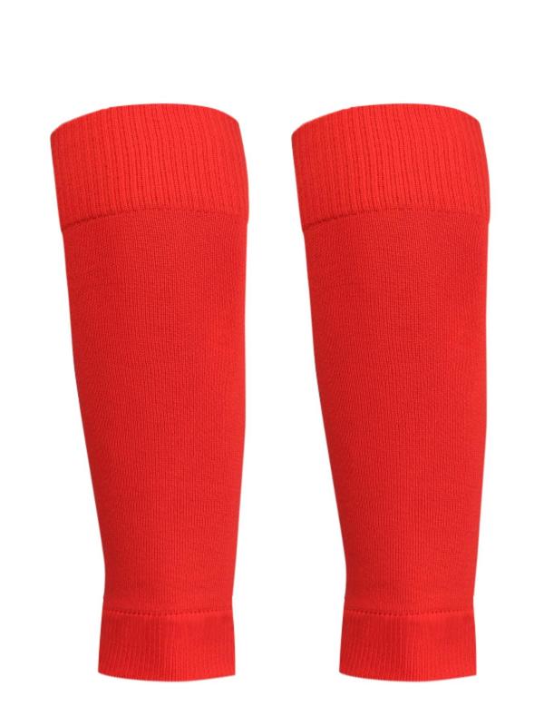 Unisex's Plain Calf Guard, Sporty Athletic Leg Sleeves for All Seasons, Sports Compression Leg Guard for Outdoors Competition Training, Football Socks