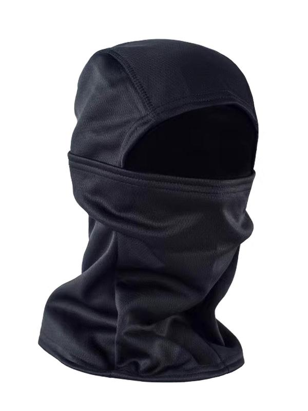 Unisex Plain Winter Balaclava, Windproof Warm Ski Mask, Outdoor Sports Face Cover for Men & Women, Face Cover for Cold Weather