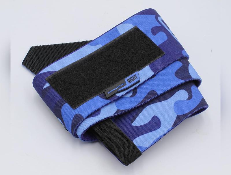 Personal Record Heavy Duty Premium Elbow Wraps - PR903 - Blue Camo