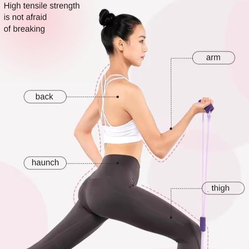 Resistance Bands with Handles for Women and Men, Exercise Workout Bands, Stretch Bands, Body Stretching, Physical Therapy, Muscle Training,