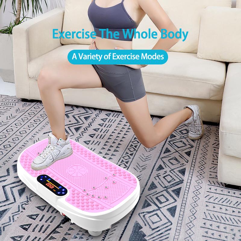 Vibration Plate Fitness Platform Exercise Machine Vibrating Shaking Full Body Shaker Workout Vibrate Stand Shake Board Sport Gym for Fitness Machine