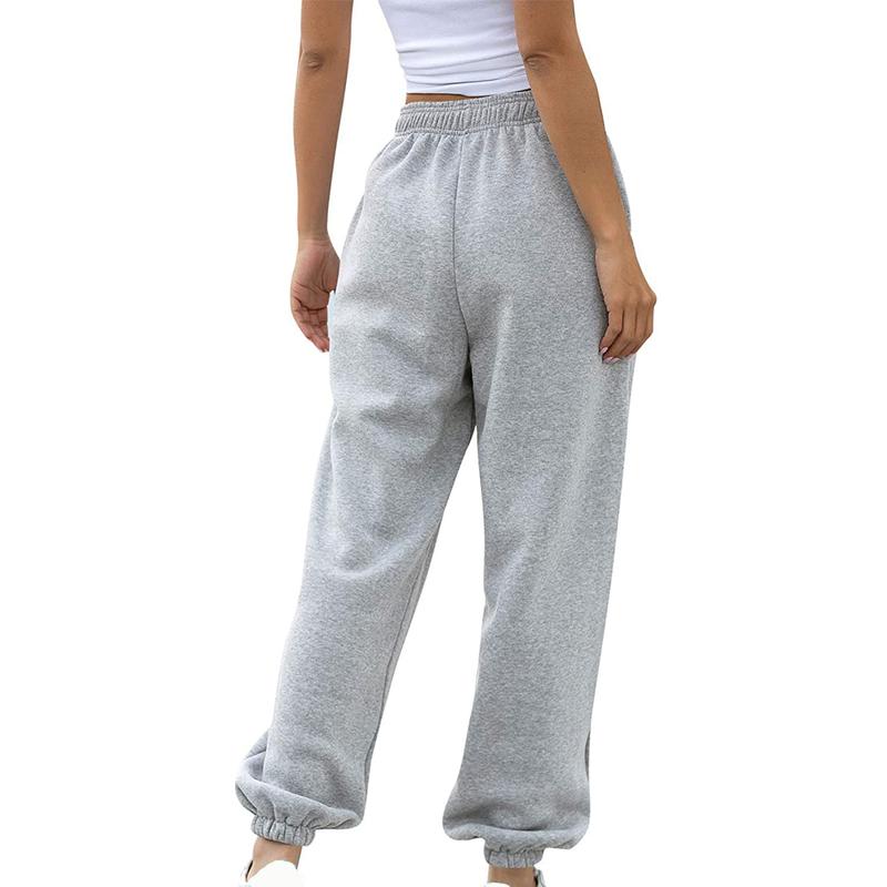 Sweatpants for Teen Girls Baggy High Waisted Cinch Bottom Sweatpants Yoga Workout Joggers Cute Sweats Pants with Pockets