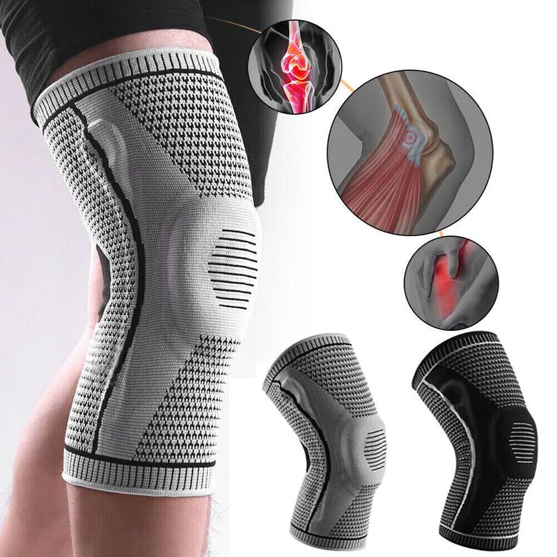 1 Pair Knee Sleeve Compression Brace Support For Sport Joint Pain Arthritis Relief NEW