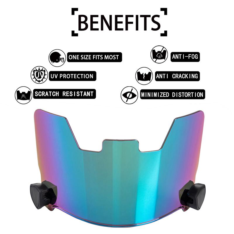 Tinted Football Visor, Football Helmet Visor for Adults&Youth