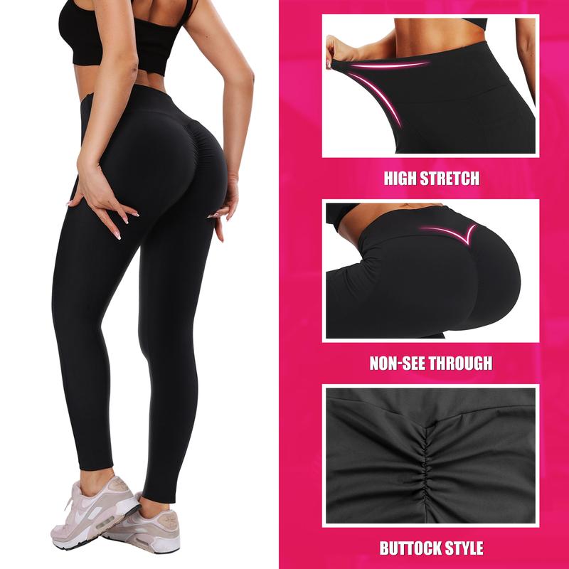 SHOWITTY High Waisted Leggings for Women - Butt Lifting Tummy Control Pants for Yoga Running