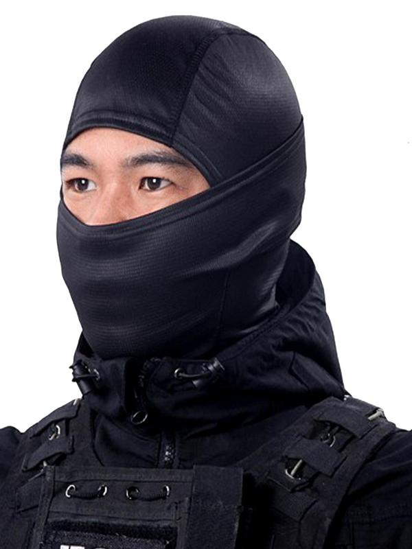 Unisex Plain Winter Balaclava, Windproof Warm Ski Mask, Outdoor Sports Face Cover for Men & Women, Face Cover for Cold Weather