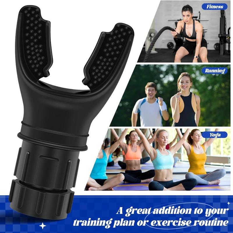 Portable Respiratory Muscle Trainer - Exercise Trainer with Resistance Adjustable for Improved Endurance and Strength, Durable Silicone, Easy-to-Clean,Gifts for Men Women