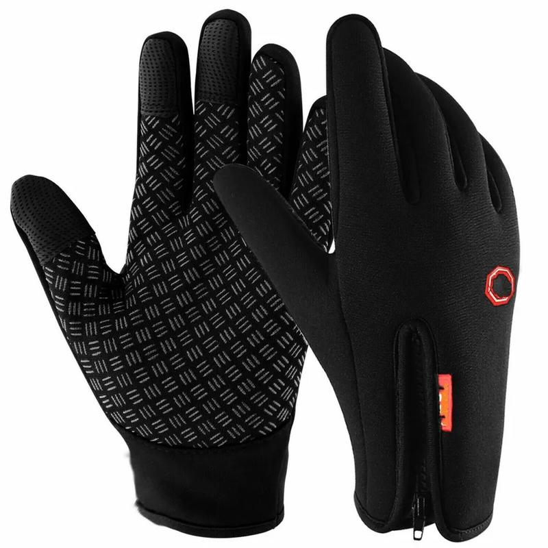 Winter Warm Gloves, 1 Pair Men's and Women's Outdoor Cycling Gloves Warm Plush Lining For Sports, Skiing, Autrum Travel, Waterproof sport glove