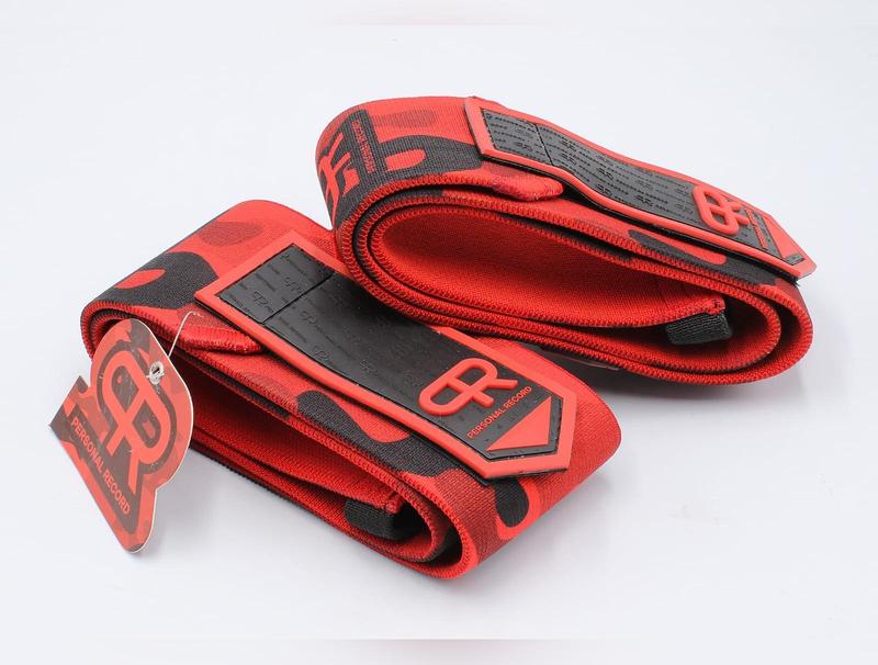 Personal Record Heavy Duty Premium Elbow Wraps - PR903 - Red Camo