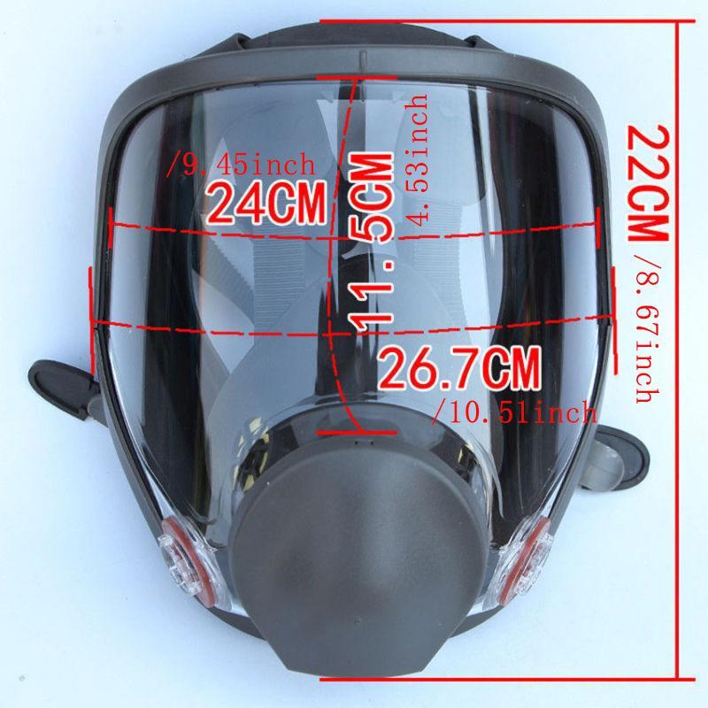 Anti-fog Full Facepiece Reusable Respirator, 7 in 1 Full Face Respirator Cover, Sports & Outdoor Accessories, Ski Mask