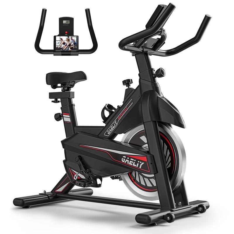 Exercise Bike-Indoor Stationary Bike for Home Gym,Workout Bike With Belt Drive,Cycling Bike With Digital Display & Comfortable Seat Cushion