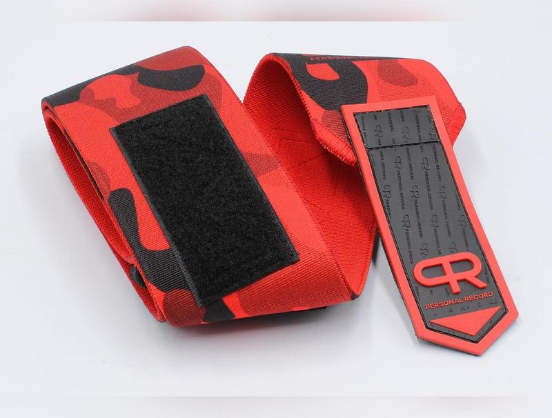 Personal Record Heavy Duty Premium Elbow Wraps - PR903 - Red Camo