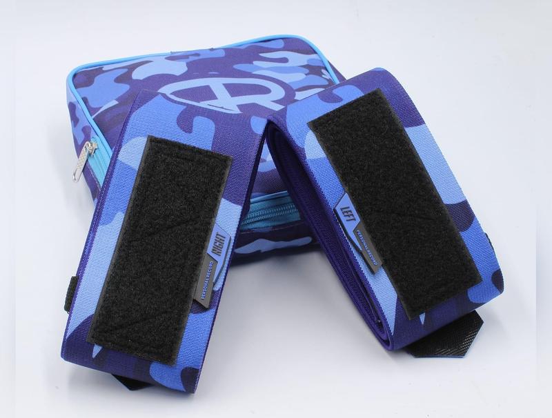 Personal Record Heavy Duty Premium Elbow Wraps - PR903 - Blue Camo