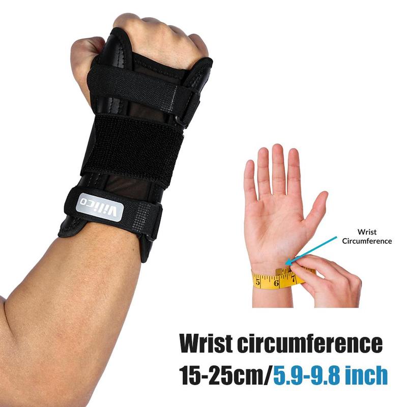 Adjustable Wrist Brace, Compression Adjustable Hand Support Wrap with Splints for Workout, Sports Wristband for Men & Women