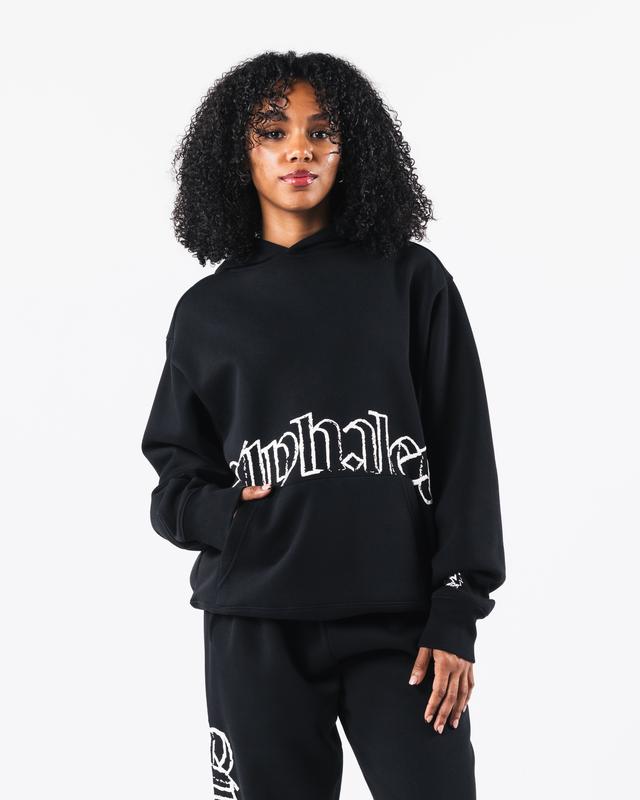 Alphalete Athletics Script Hoodie - Black