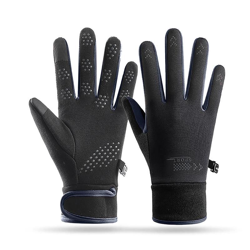 Winter Touch Screen Gloves, 1 Pair Non-slip Outdoor Sports Gloves for Gift Ideas, Windproof Warm Gloves for Cycling Skiing