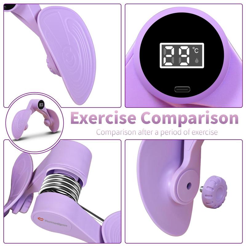 TomoGym Thigh Master Thigh Exercise, Home Exercise Equipment, Hip and Inner Thigh Trainer, Pelvic Floor Trainer, Thigh Workout Equipment