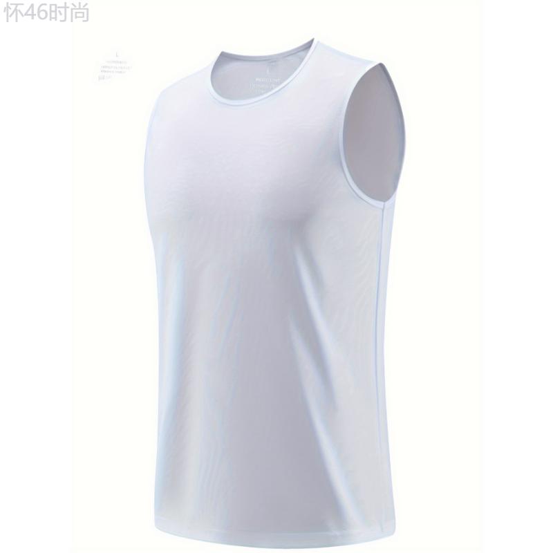 5pcs Mens Ultimate Quick-drying Breathable Tank Top - Super Lightweight & Moisture-Wicking - Perfect for Summer Gym, Fitness, & Running