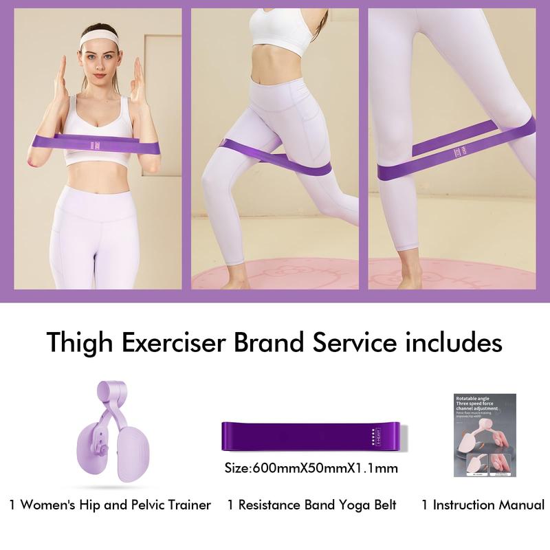 Black Friday Women's Thigh Master: Enhanced Resistance Hip and Pelvis Trainer, Inner Thigh Exercise Equipment, Kegel Exercise Products for Home Gym (Violet)