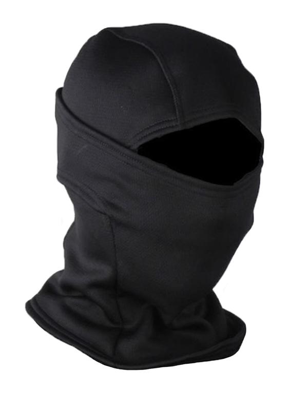 Unisex Plain Winter Balaclava, Windproof Warm Ski Mask, Outdoor Sports Face Cover for Men & Women, Face Cover for Cold Weather