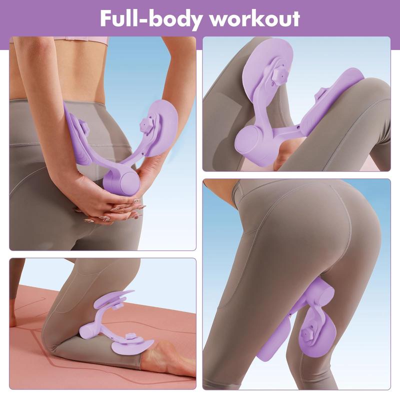 Black Friday Women's Thigh Master: Enhanced Resistance Hip and Pelvis Trainer, Inner Thigh Exercise Equipment, Kegel Exercise Products for Home Gym (Violet)