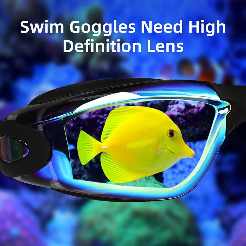 Swim Goggles, 2 Pack Swimming Goggles Anti Fog No Leaking For Adult Women Men Youth