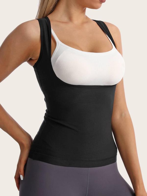 Women's Sleeveless Shapewear Tank Top, Sweat Vest, Tummy Body Shapewear, Shapewear Tummy Control Fajas Para Mujer, Sauna Sweat for Women Sauna Shapewear for Gym Sports Outdoor, Body Shapewear