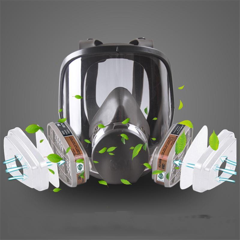 Anti-fog Full Facepiece Reusable Respirator, 7 in 1 Full Face Respirator Cover, Sports & Outdoor Accessories, Ski Mask