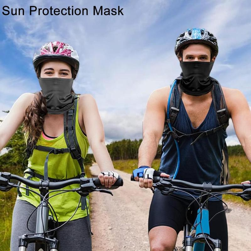 Breathable Sun Protection Face Mask, 6 Counts Outdoor Sports Face Cover, Windproof Face Scarf for Men & Women, Ski Mask, Gym Equipment, Christmas Gift