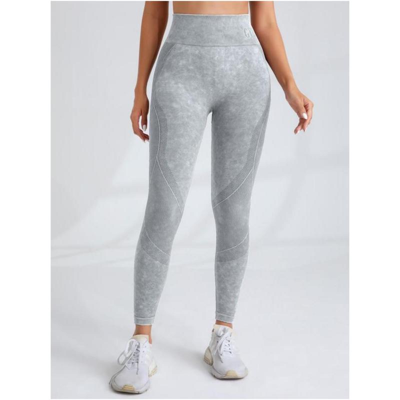 Yoga Pants, Workout Leggings, Women's Solid High Waist Sports Leggings, Sporty High Stretch Leggings, Ladies Sportswear,Gym Outfits for Women, Fall Outfits 2024, Womenswear,Fall Clothes 05