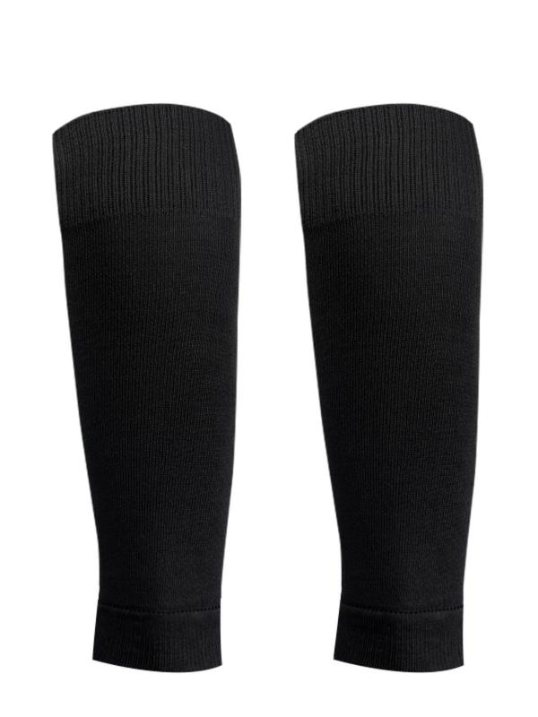 Unisex's Plain Calf Guard, Sporty Athletic Leg Sleeves for All Seasons, Sports Compression Leg Guard for Outdoors Competition Training, Football Socks