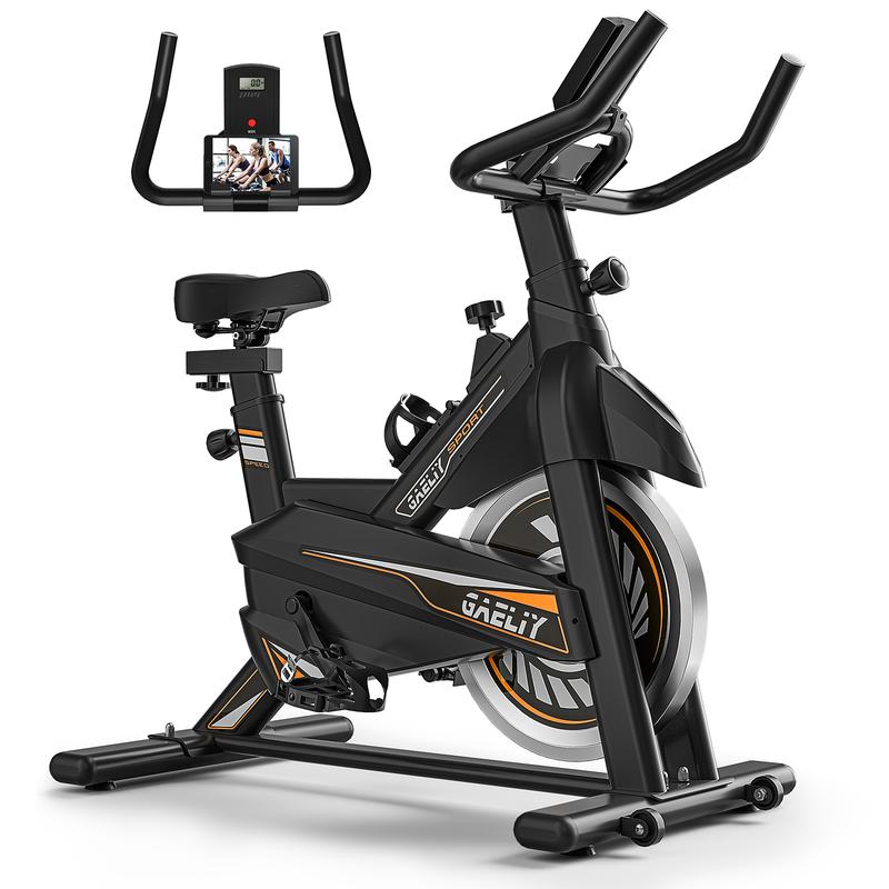 Exercise Bike-Indoor Stationary Bike for Home Gym,Workout Bike With Belt Drive,Cycling Bike With Digital Display & Comfortable Seat Cushion