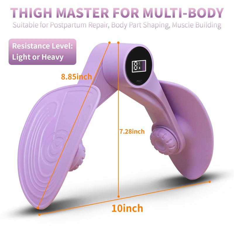 TomoGym Thigh Master Thigh Exercise, Home Exercise Equipment, Hip and Inner Thigh Trainer, Pelvic Floor Trainer, Thigh Workout Equipment