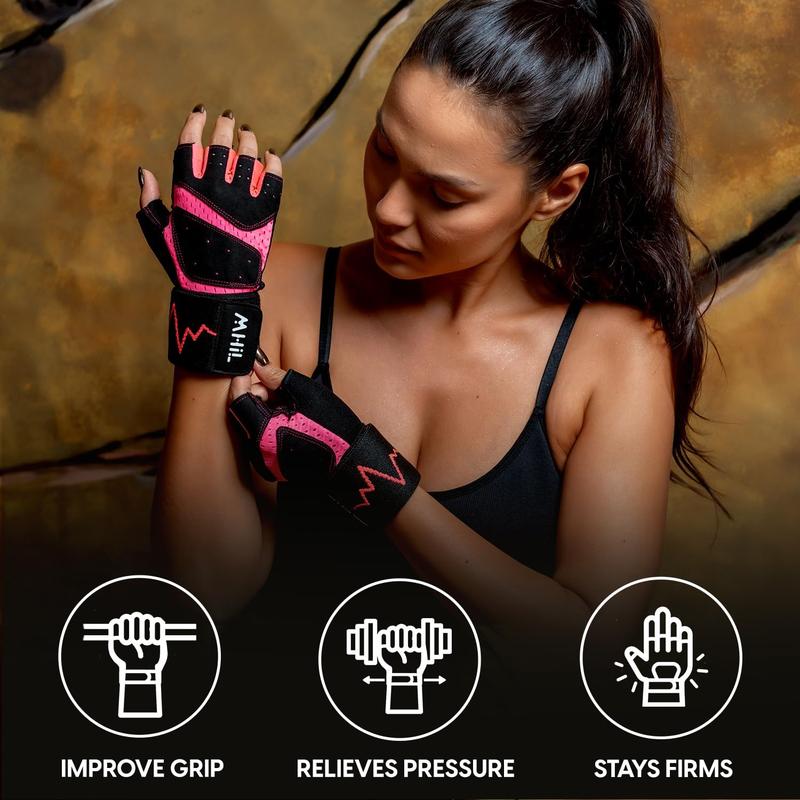 Gym Gloves for Women & Men - Workout Gloves for Weight Lifting, Exercise, and Training with Wrist Support