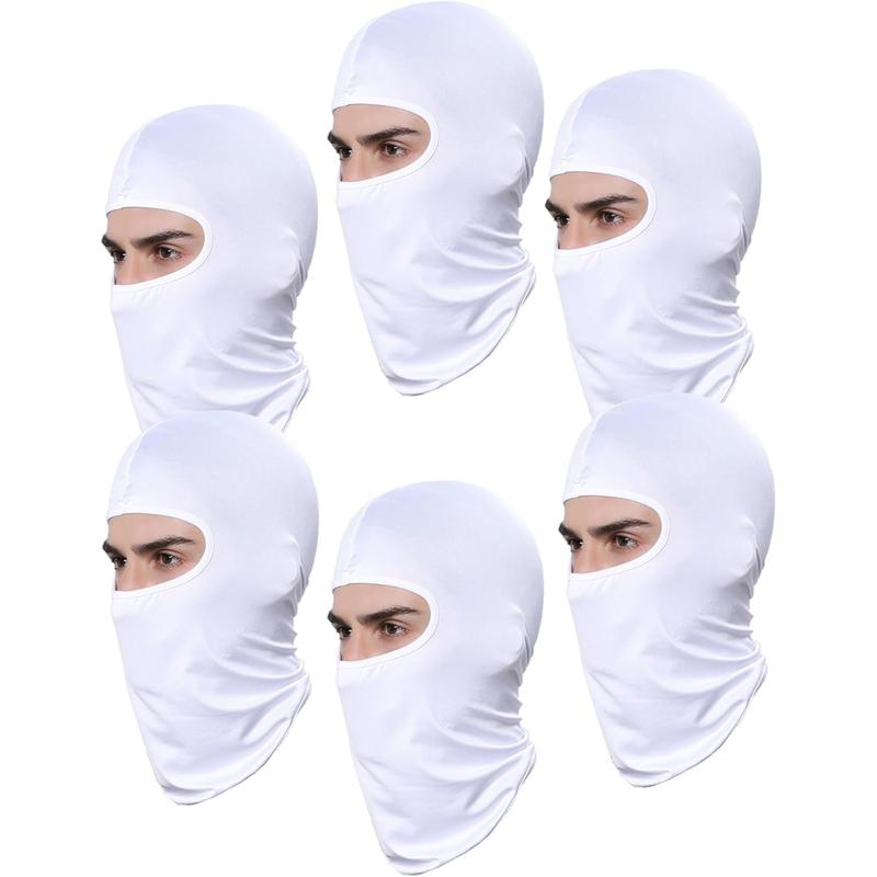 6 Pack Balaclava Ski Mask for Men Women  Full Face Cover Breathable Stretchable for Skiing, Snowboarding, Motorcycling Outdoor Sports