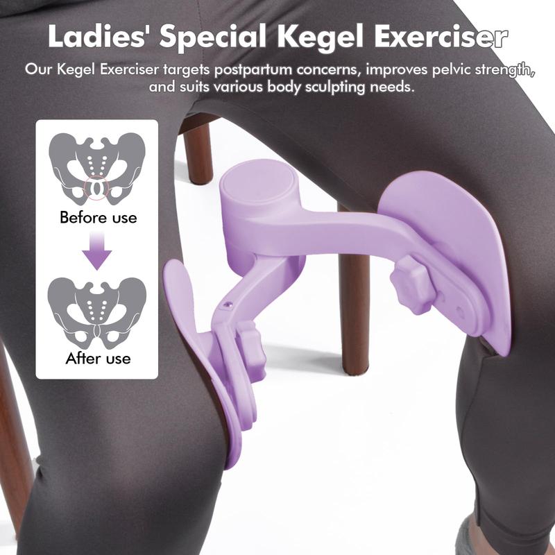 Black Friday Women's Thigh Master: Enhanced Resistance Hip and Pelvis Trainer, Inner Thigh Exercise Equipment, Kegel Exercise Products for Home Gym (Violet)