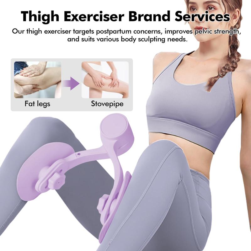 Black Friday Women's Thigh Master: Enhanced Resistance Hip and Pelvis Trainer, Inner Thigh Exercise Equipment, Kegel Exercise Products for Home Gym (Violet)