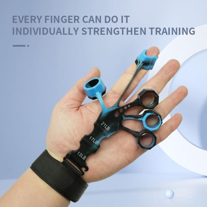 Silicone Finger Strength Trainer, 1 Set Finger Strengthener, Hand Grip Strengthener for Men and Women, Fitness Equipment for Home Gym