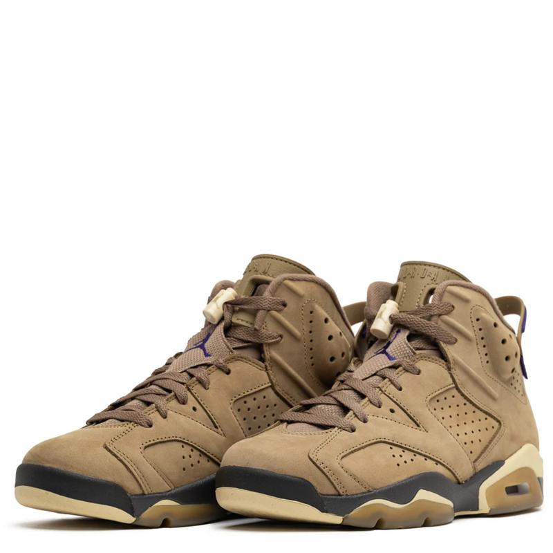 Nike Air Jordan 6 Retro Gore-Tex Brown Kelp FD1643-300 Womens Fashion Sneakers New