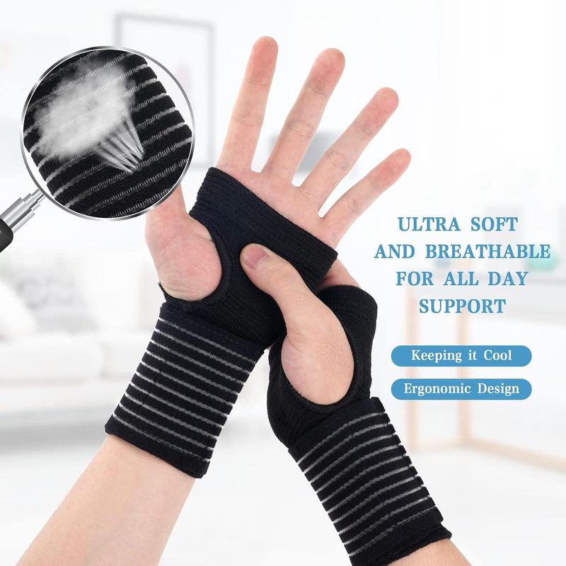 Adjustable Wrist Support, 2 Counts set Sports Hand Brace, Wrist Support for Fitness, Tendinitis, Tendonitis, Hand Pain