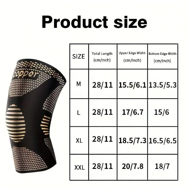 Sports Knee Pads, 1 Pair Non-slip Knee Brace, Knee Support for Men & Women, Sports Knee Protector for Running Jumping Cycling Basketball