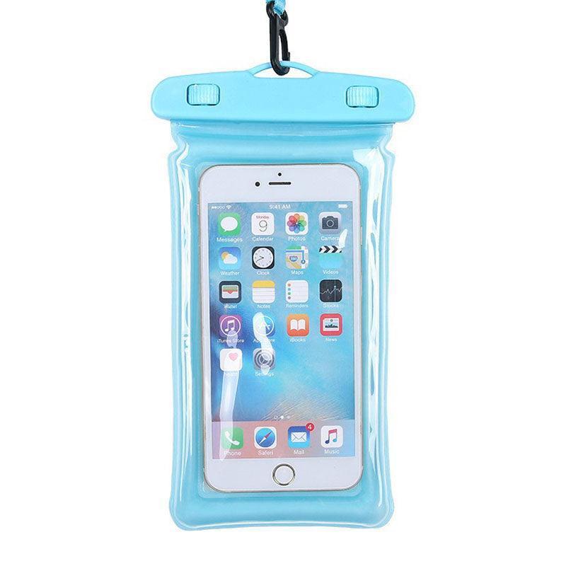 2 pcs Waterproof Cell Phone Pouch Universal Dry Bag Case with Neck Lanyard - Underwater Clear Cellphone Protector for for Beach Pool Swimming