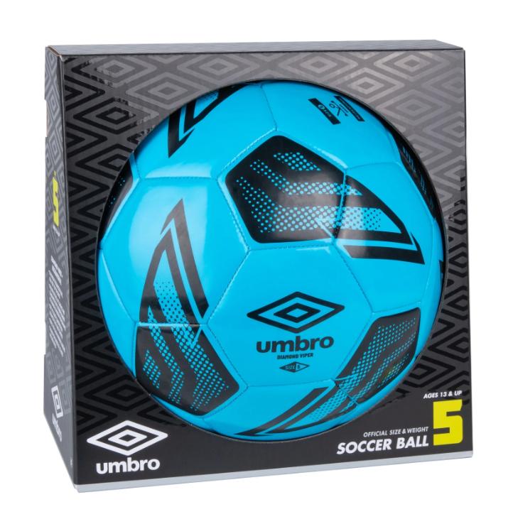 Umbro Diamond Viper Size 5 Soccer Ball, Blue