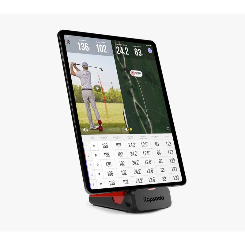 Rapsodo Mobile Launch Monitor (MLM) - Portable Golf Launch Monitor with Video Replay, Shot Tracing, Swing Speed Training