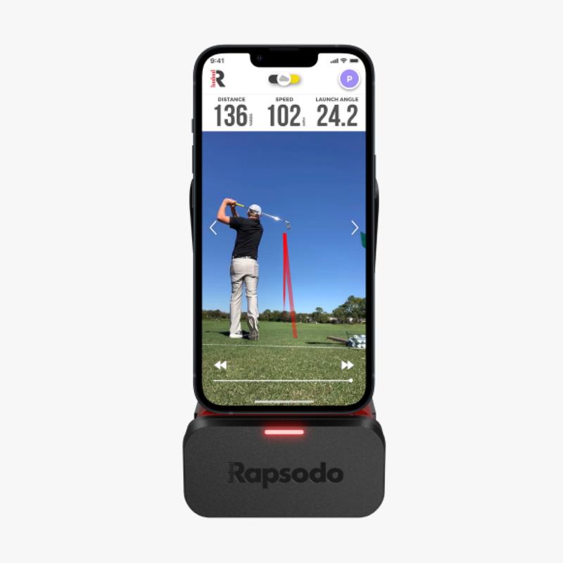 Rapsodo Mobile Launch Monitor (MLM) - Portable Golf Launch Monitor with Video Replay, Shot Tracing, Swing Speed Training