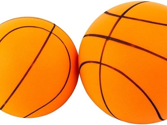 [Limited Time-Deal] Silent Ball Basketball Indoor Training Quiet Ball Soft Foam Ball Highly Elastic in The Lab Silent Basketball