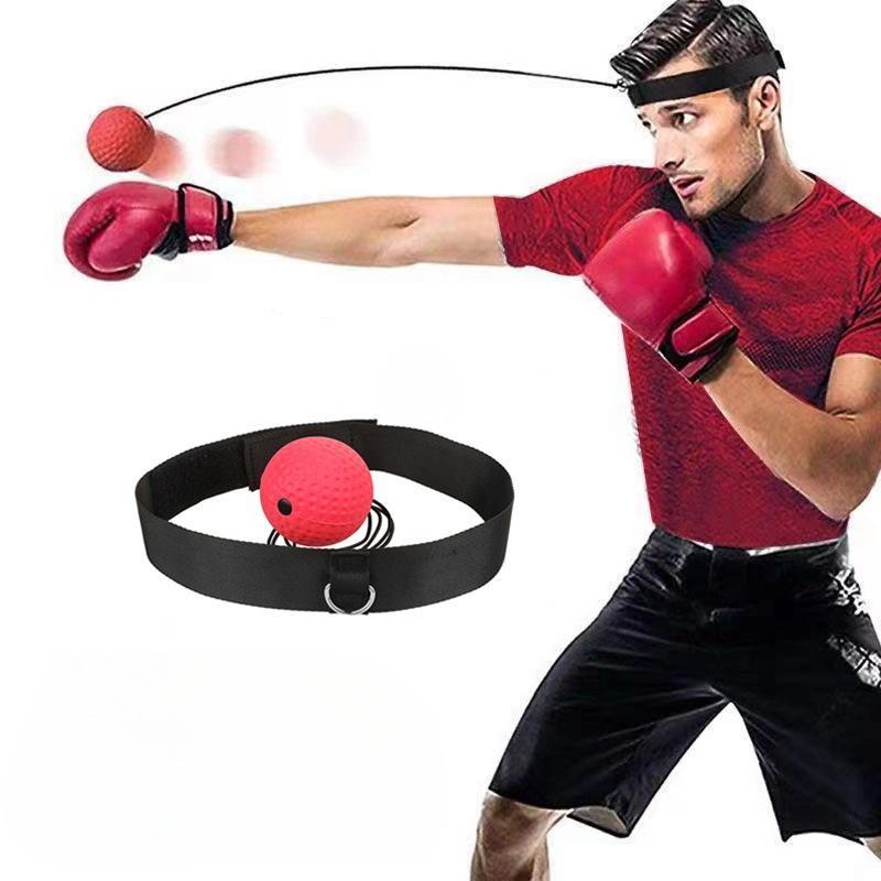 Head-mounted Boxing Ball, Stress Relief Punching Ball, Boxing Training Equipment for Home Gym Workout, Punching Ball for Men & Women