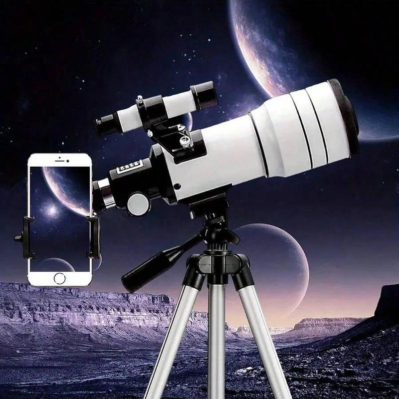 Professional Astronomical Telescope, High Magnification Astronomical Telescope with Tripod & Phone Clip, Outdoor Camping & Hiking Equipment